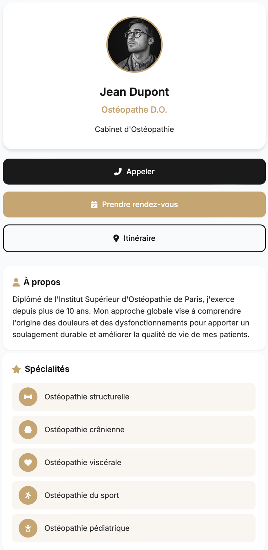 Ostéopathe