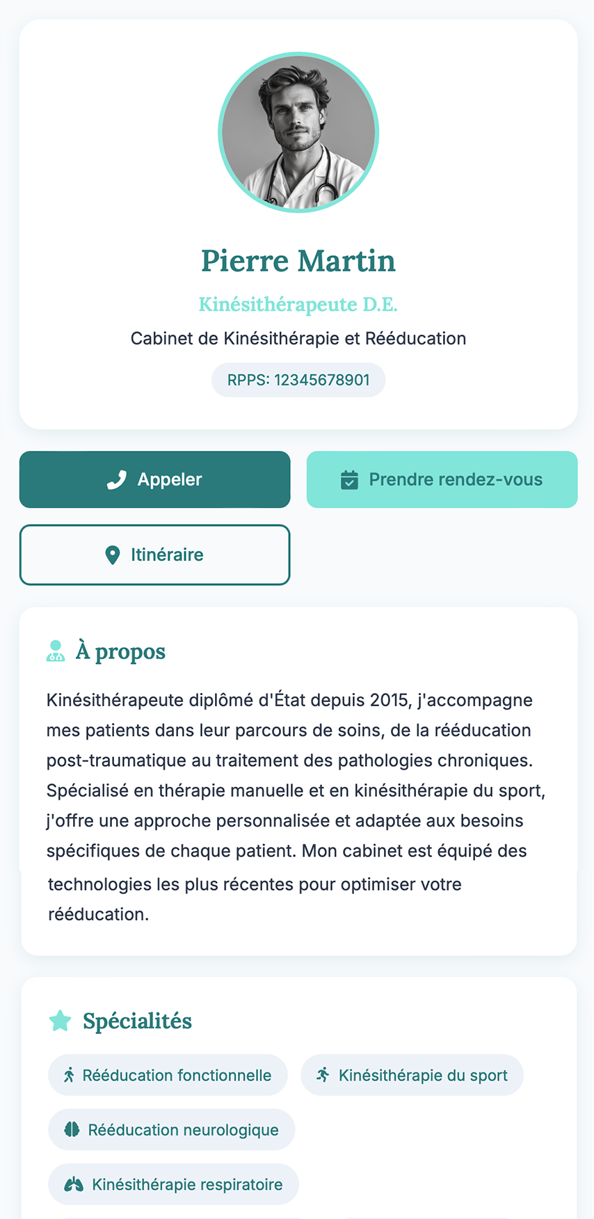 Kinésithérapeute