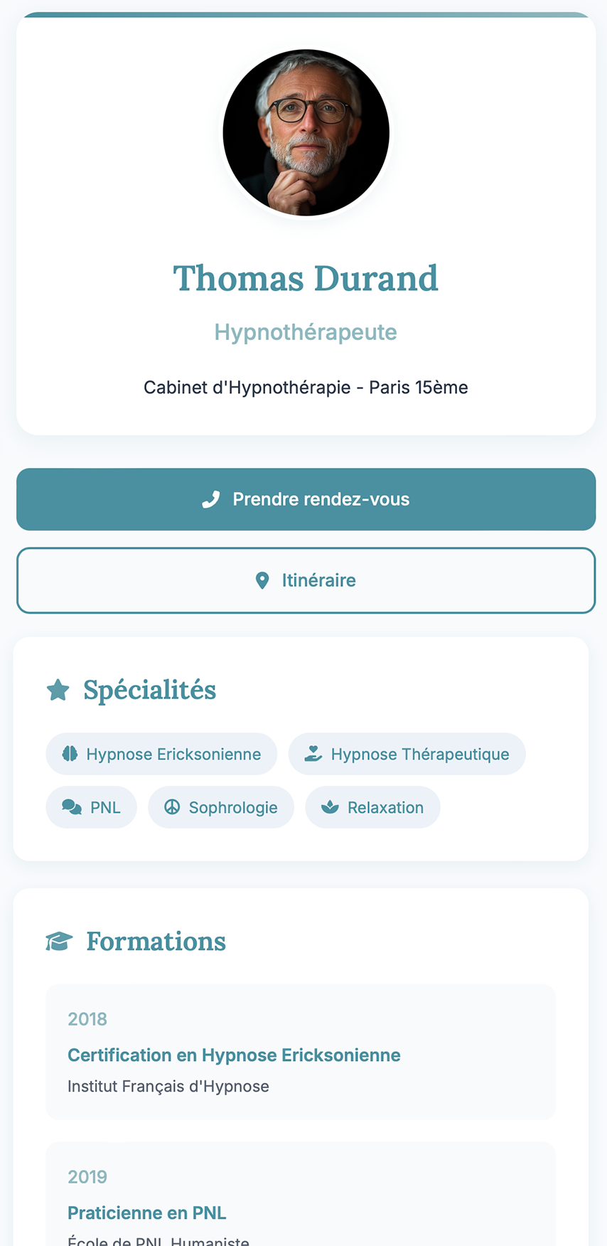 Hypnothérapeute
