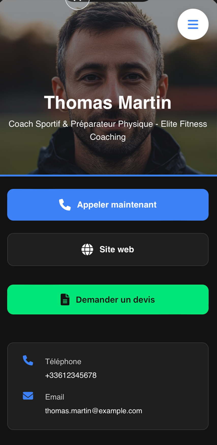 Coach Sportif